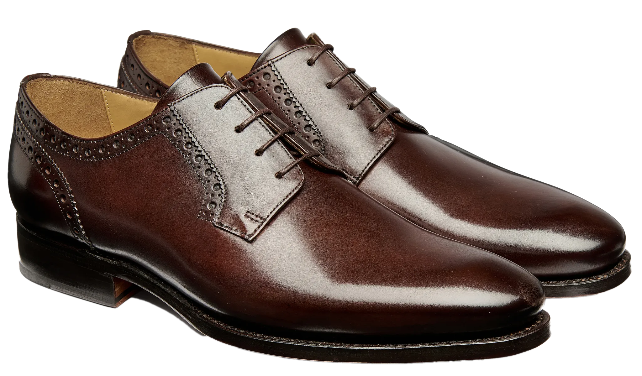 Durable Option leather shoes Morriston - Chestnut Calf