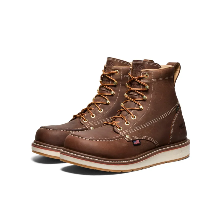 Hill Top Men's Liberty 6" Waterproof Boot (Carbon Toe)  |  Chestnut/Gum
