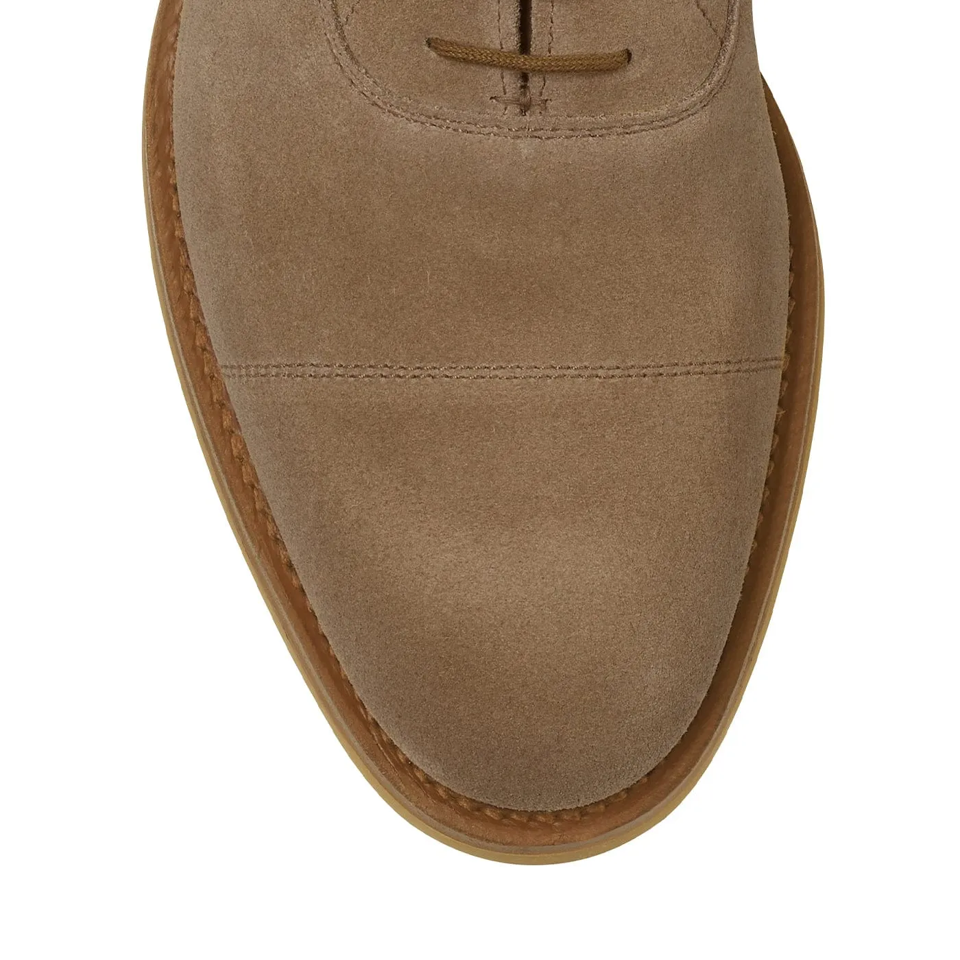 Tresco Khaki Suede Smart Leather Fit Sophisticated Look