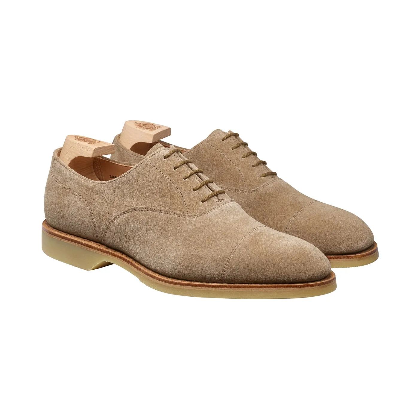 Tresco Khaki Suede Sharp Style Chic Step Look