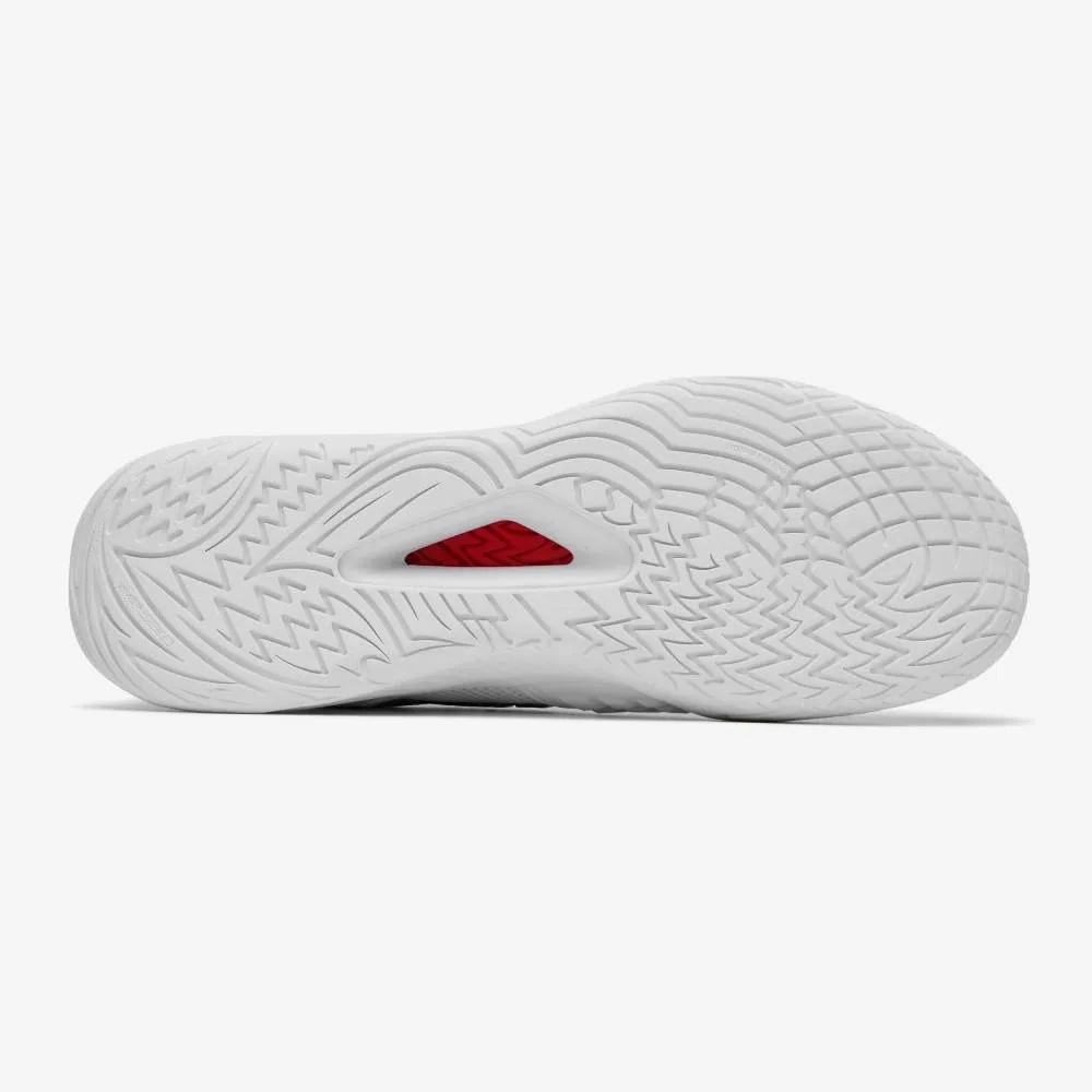 Fila Axilus 3 Men's Tennis Shoe (White/Navy) warm weather Performance Sole