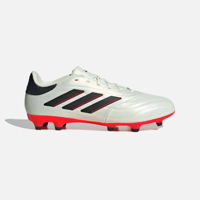 Adidas Copa Pure 2 League Unisex Football Shoes -Ivory/Core Black/Solar Red Game Training
