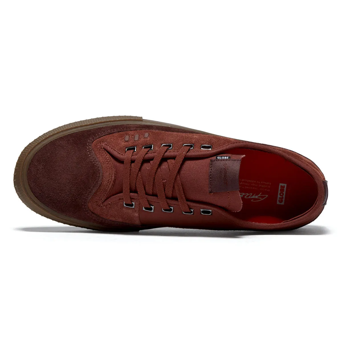 Modern Style Weather Proof Globe Gillette Shoes - Ember/Gum