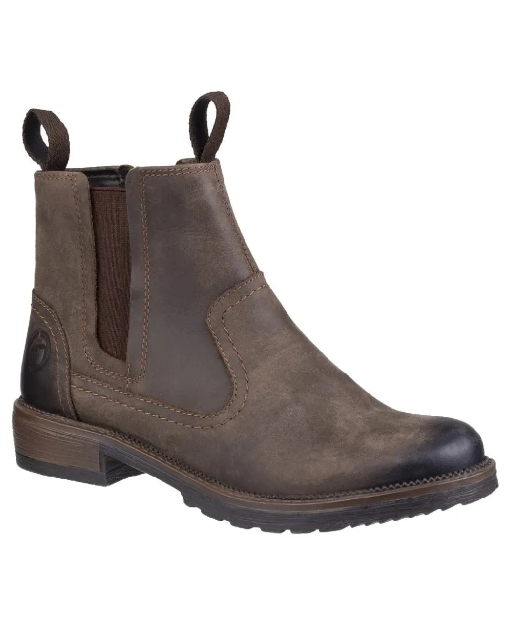 Cotswold Womens Laverton Ankle Boots Layered Look Boots Comfort Fit