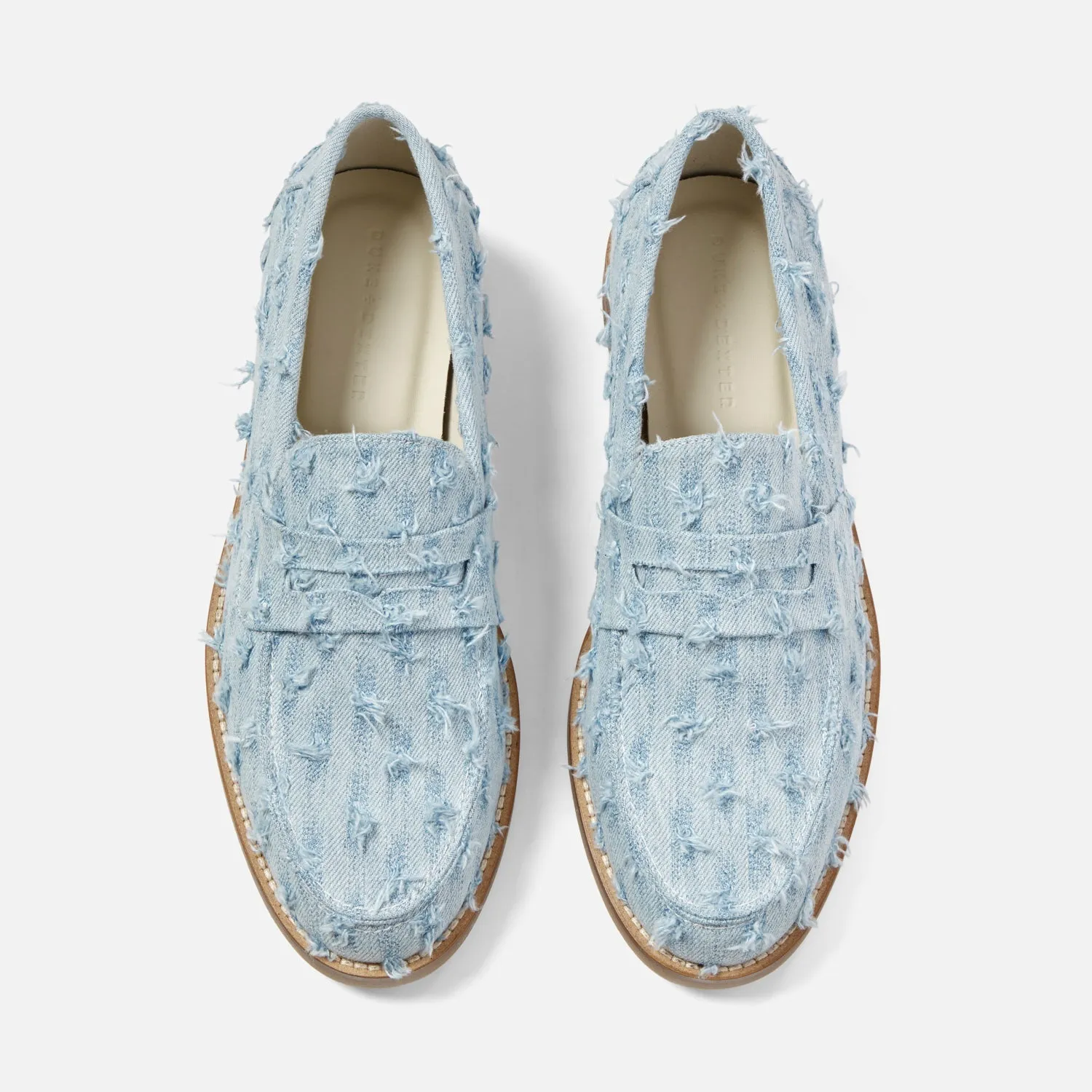 Wilde Blue Punched Denim Penny Loafer - Men's Tech Glow Outdoor