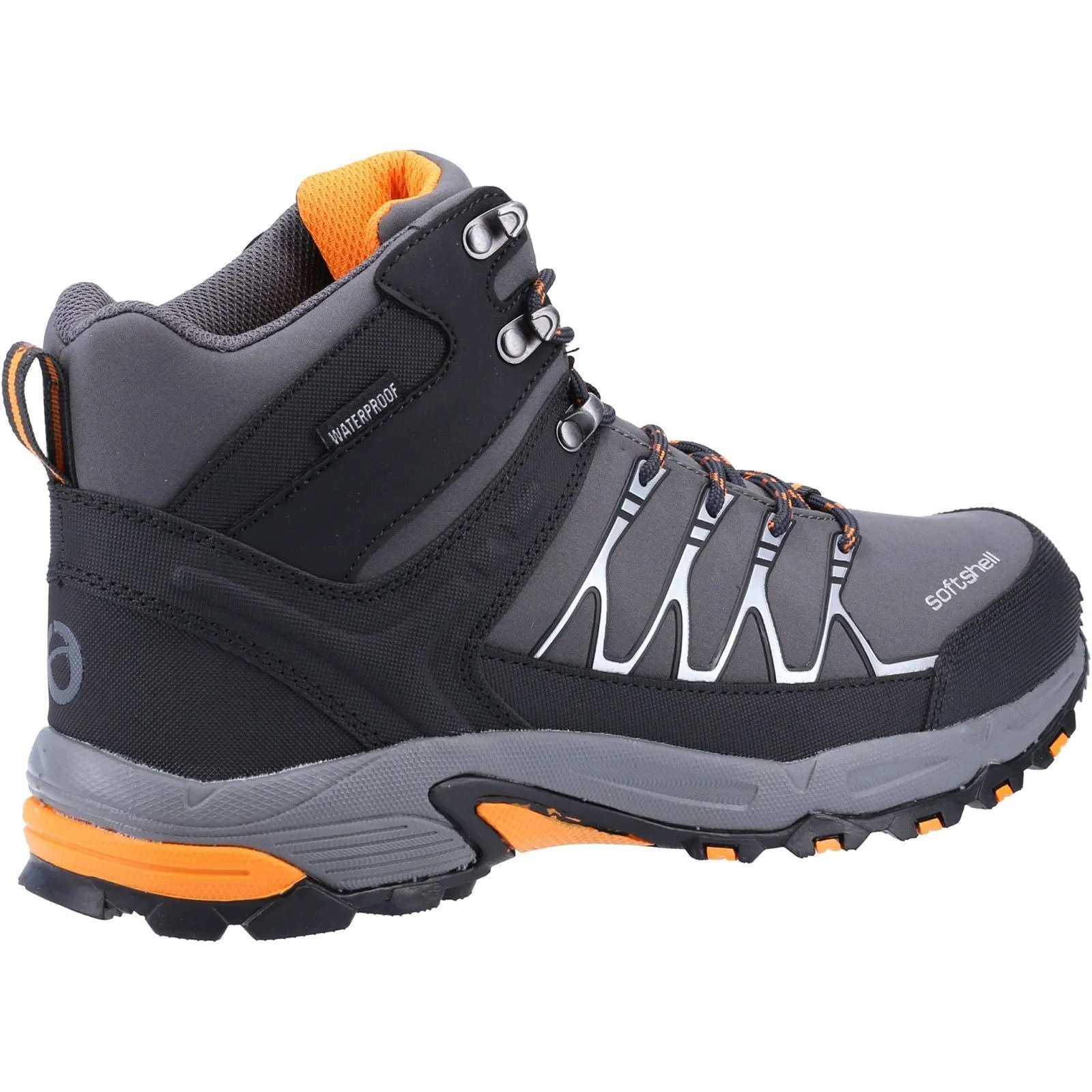 Back Trail Cotswold Mens Abbeydale Mid Hiker Grey/Orange