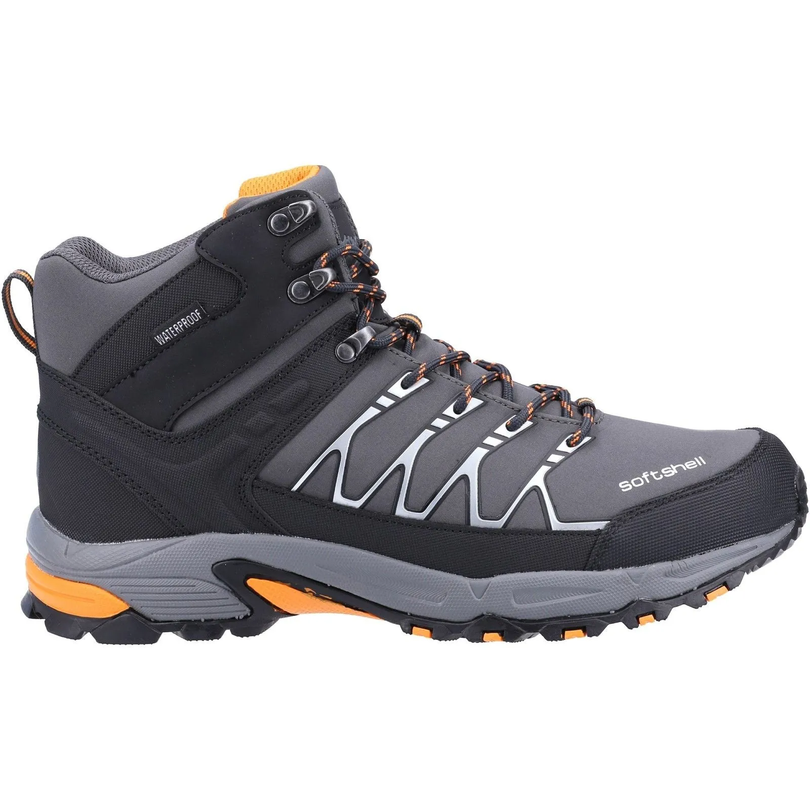 Outdoor Edge Cotswold Mens Abbeydale Mid Hiker Grey/Orange