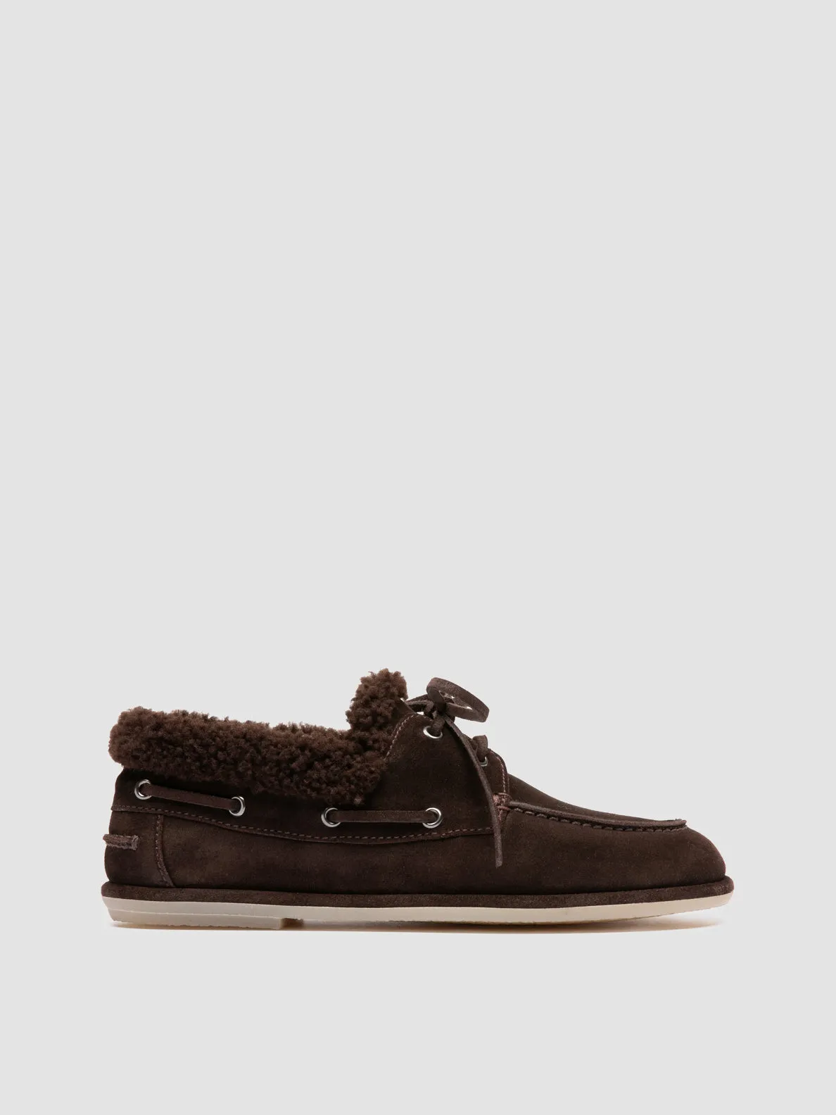 LOVE 103 - Brown Suede Boat Shoes Boho Free Street Cool