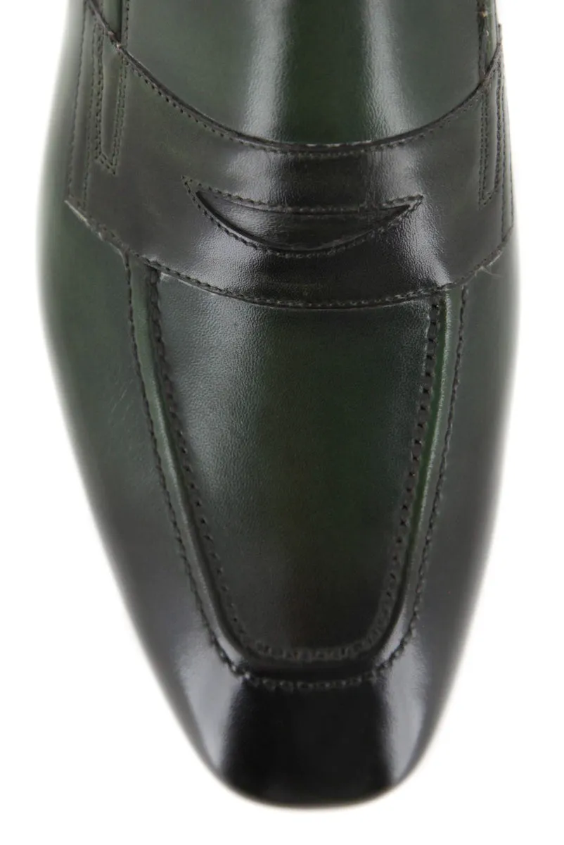 Commute Easy Sole Strong Fiori Di Lusso Green Shoes