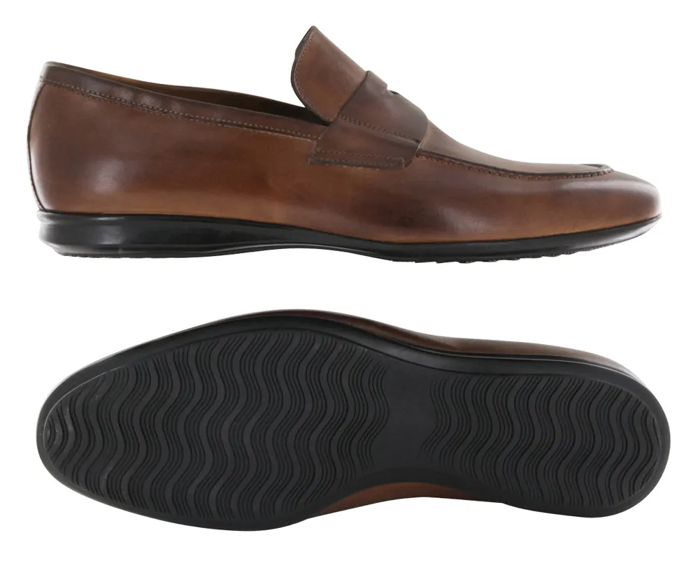 Fiori Di Lusso Caramel Brown Penny Loafers Quiet Park