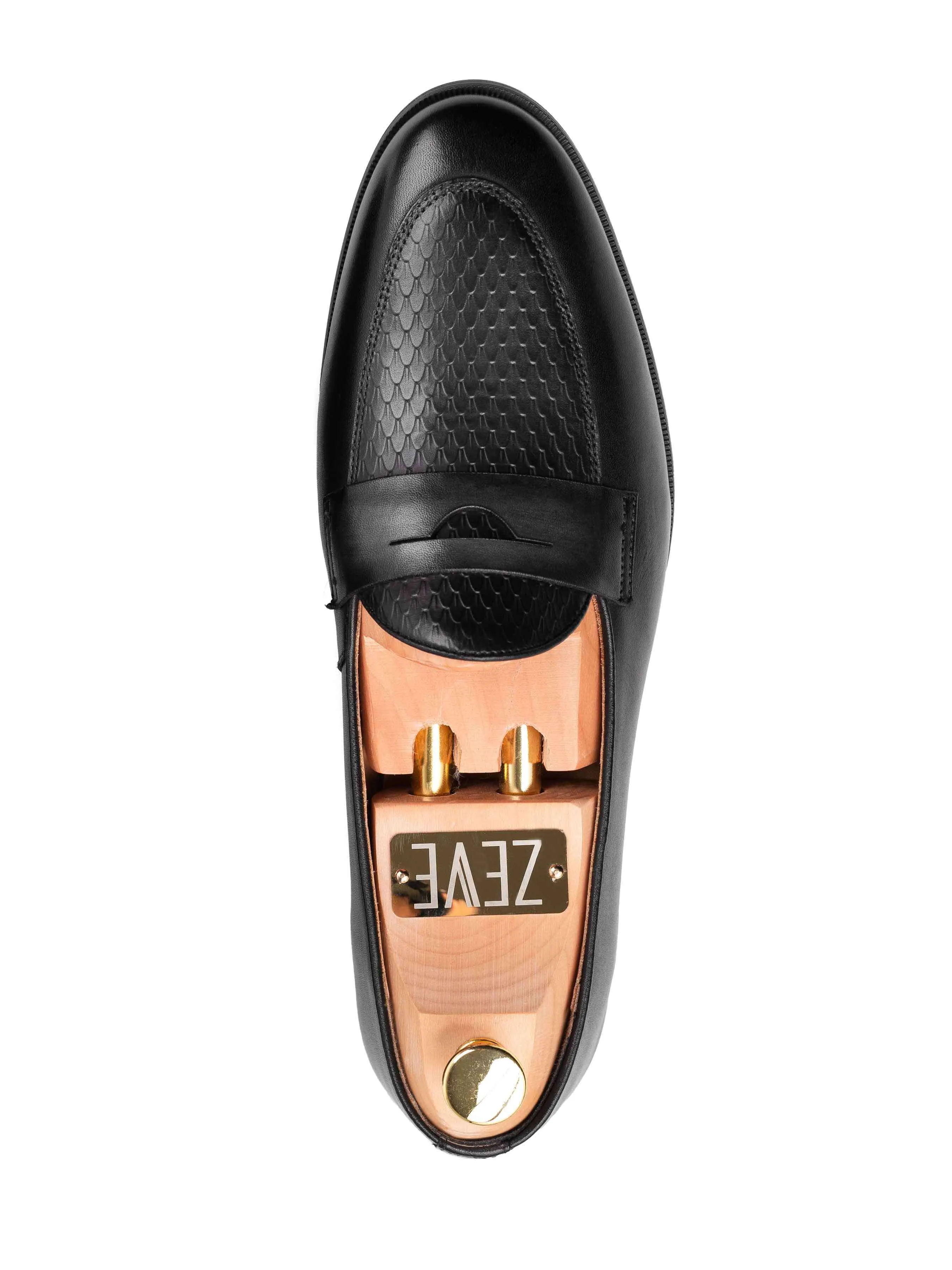 Enzo Belgian Loafer - Solid Black Way Smooth