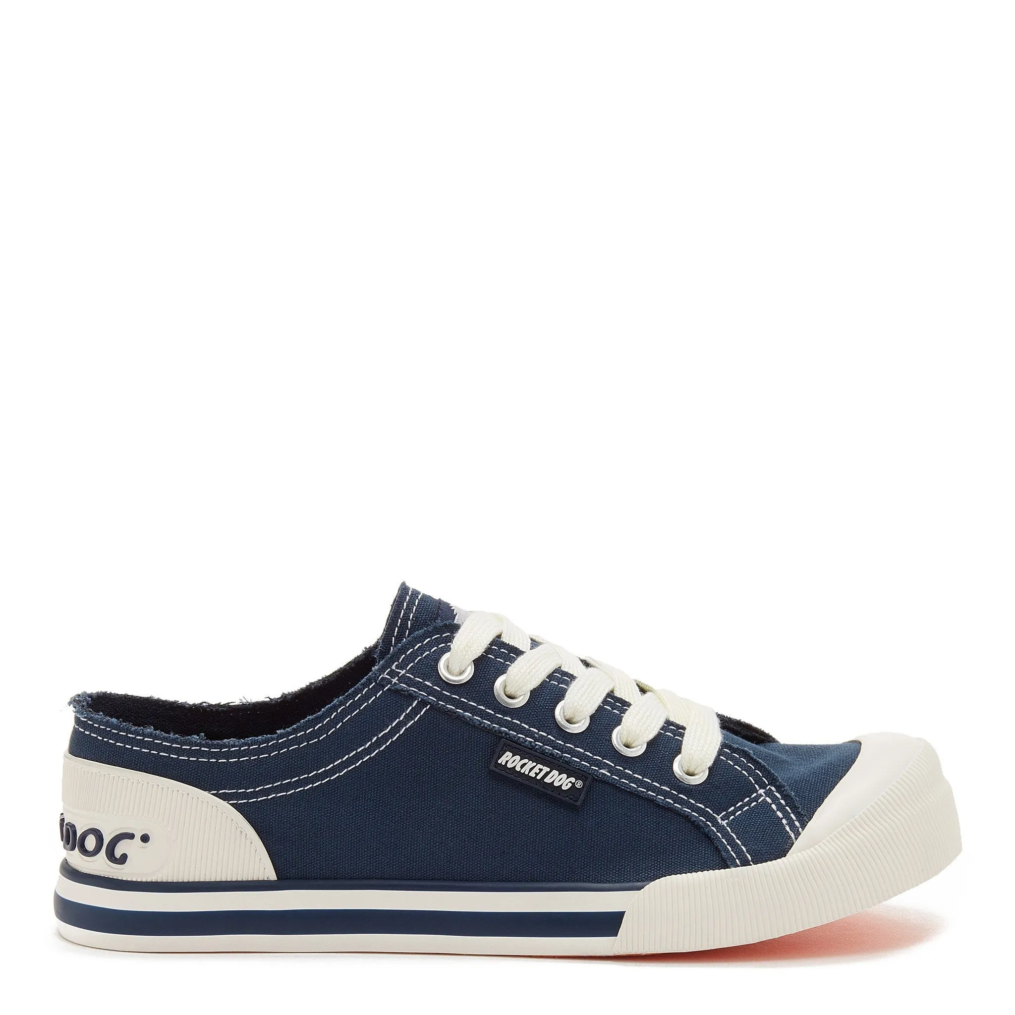 Airport Style Thick sole Jazzin Navy Canvas Women's Sneaker