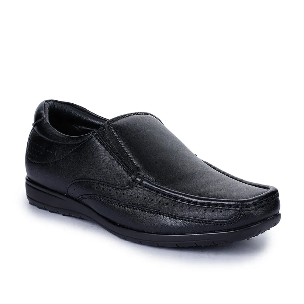 All Season Healers Formal (Black) Slip-On Loafers Shoes For Men FL-1415 By Liberty