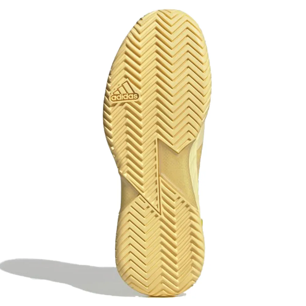 Motion control Impact Control adidas Adizero Ubersonic 4 Tennis Shoes (Ladies) - Almost Yellow/Impact Yellow
