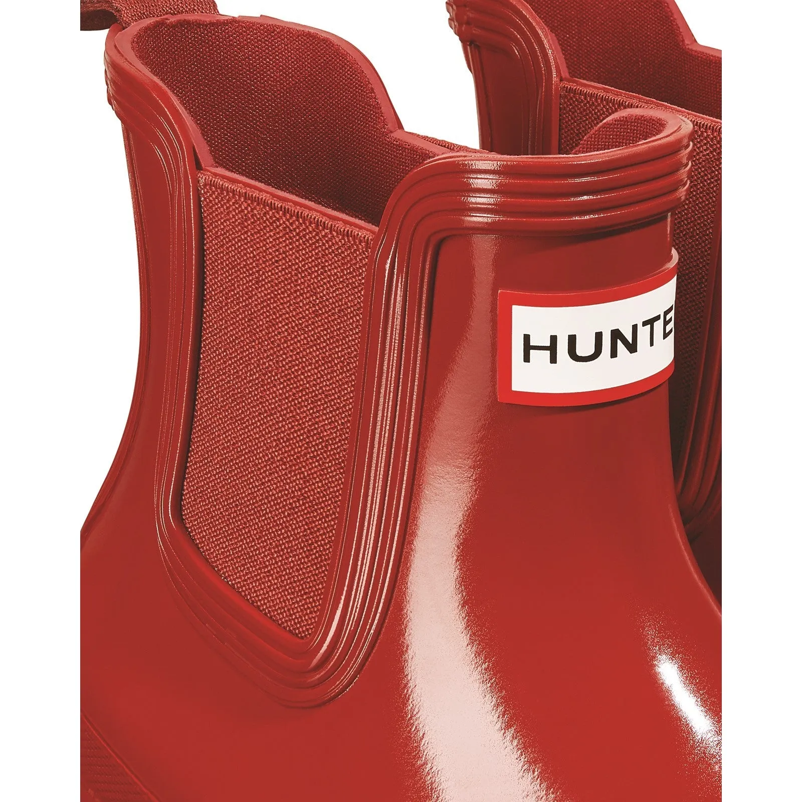 Fashion boots Comfort Walk Hunter Womens Womens Original Chelsea Gloss Boot Military Red