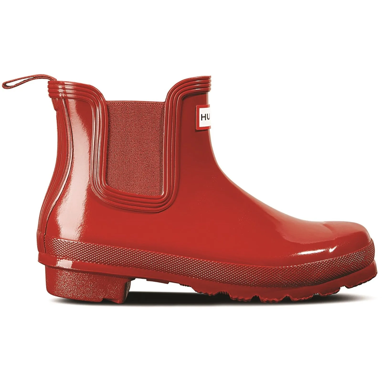 Waterproof Wear Winter Weather Protection Hunter Womens Womens Original Chelsea Gloss Boot Military Red