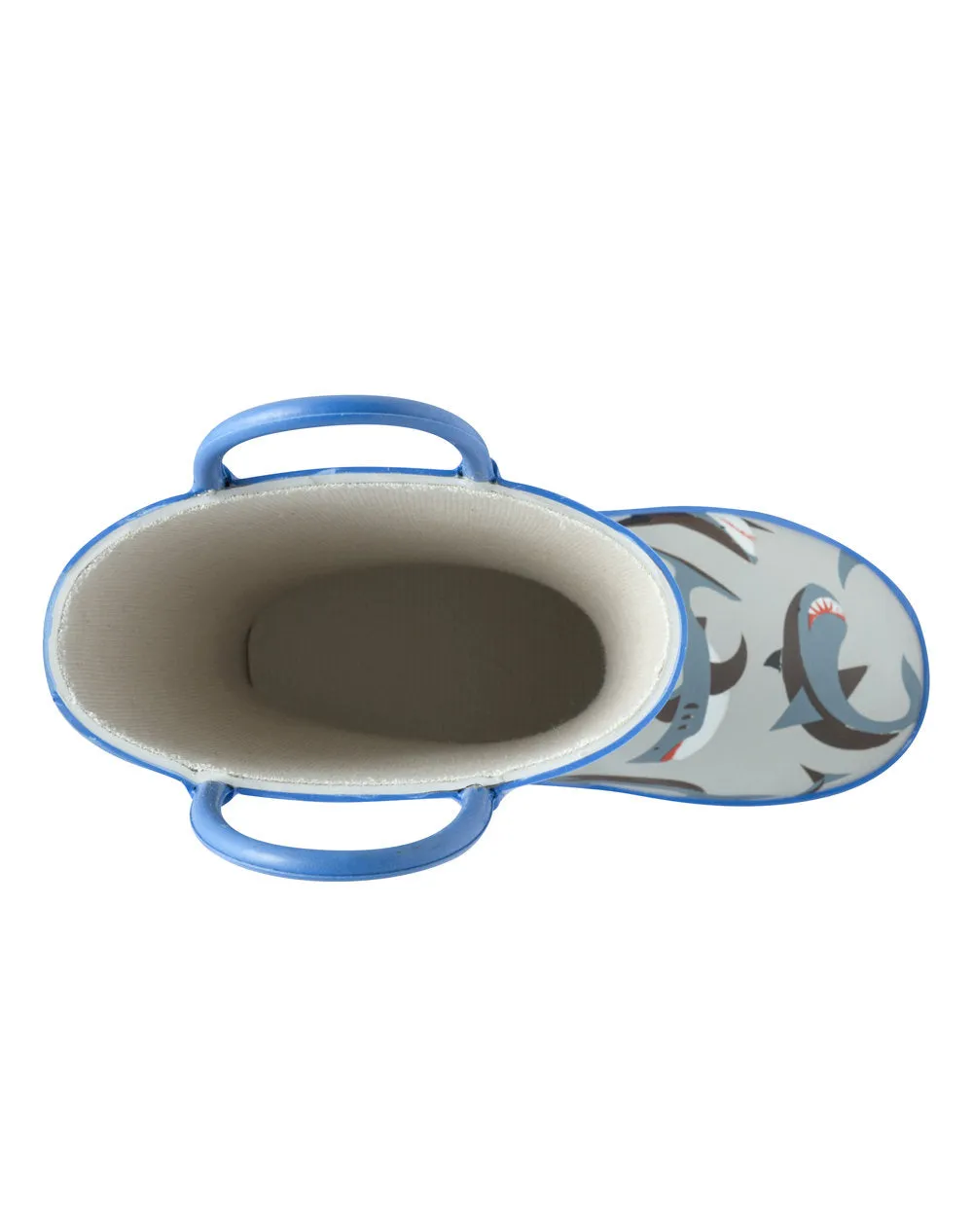 Shark Frenzy Loop Handle Rubber Rain Boot Storm Ready Cold Weather Protection