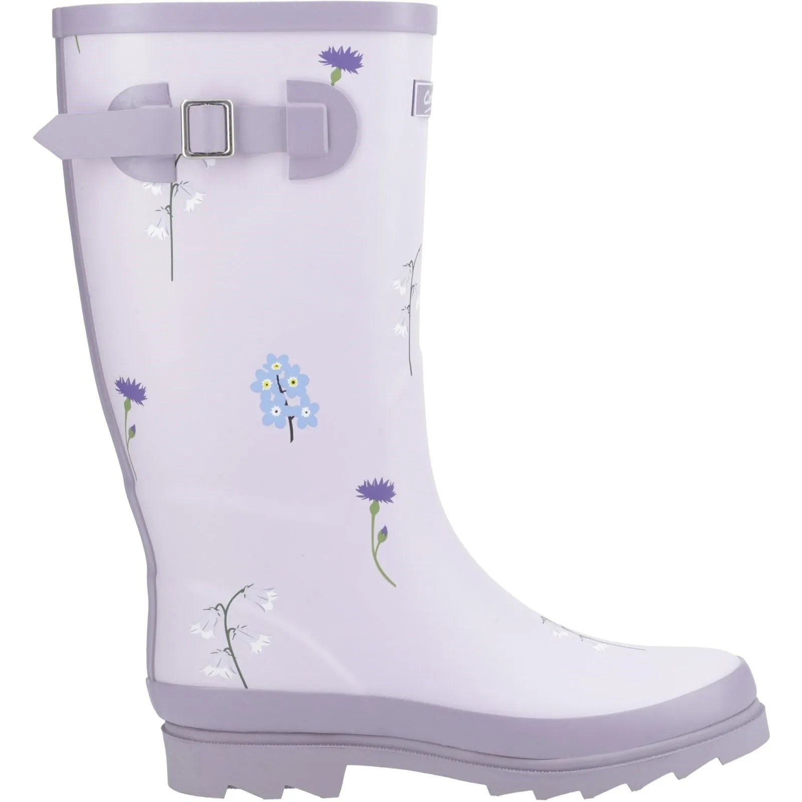 Cotswold Womens Wildflower Tall Wellingtons Lilac Functional Walk Gear Weather Ready Gear