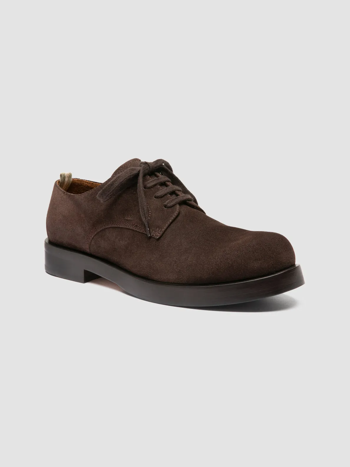 Sharp Modern Edge Travel Companion BULLA 001 - Brown Suede Derby Shoes