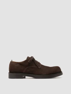 Urban Fashion BULLA 001 - Brown Suede Derby Shoes