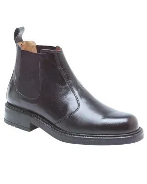 Roamers Mens Leather Chelsea Boots Pull on Chic Walk