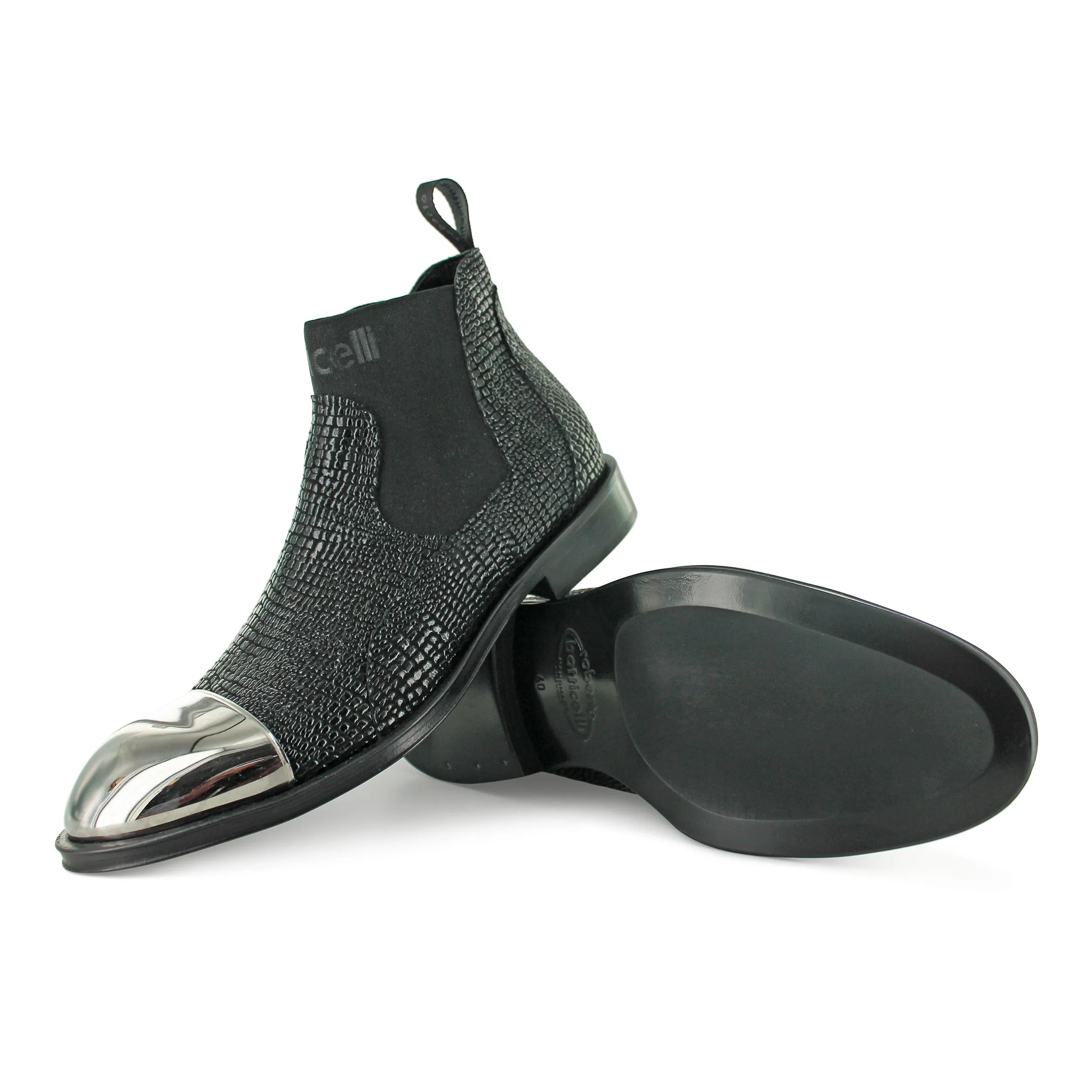 RH6045 - Black Lizard Comfy Work Boots