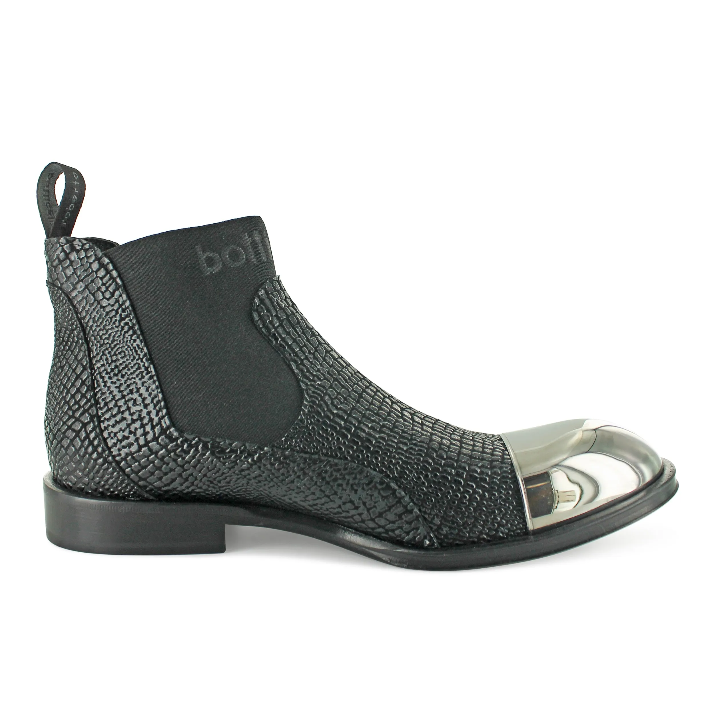 RH6045 - Black Lizard City Cool Trendy Must-Have Boots