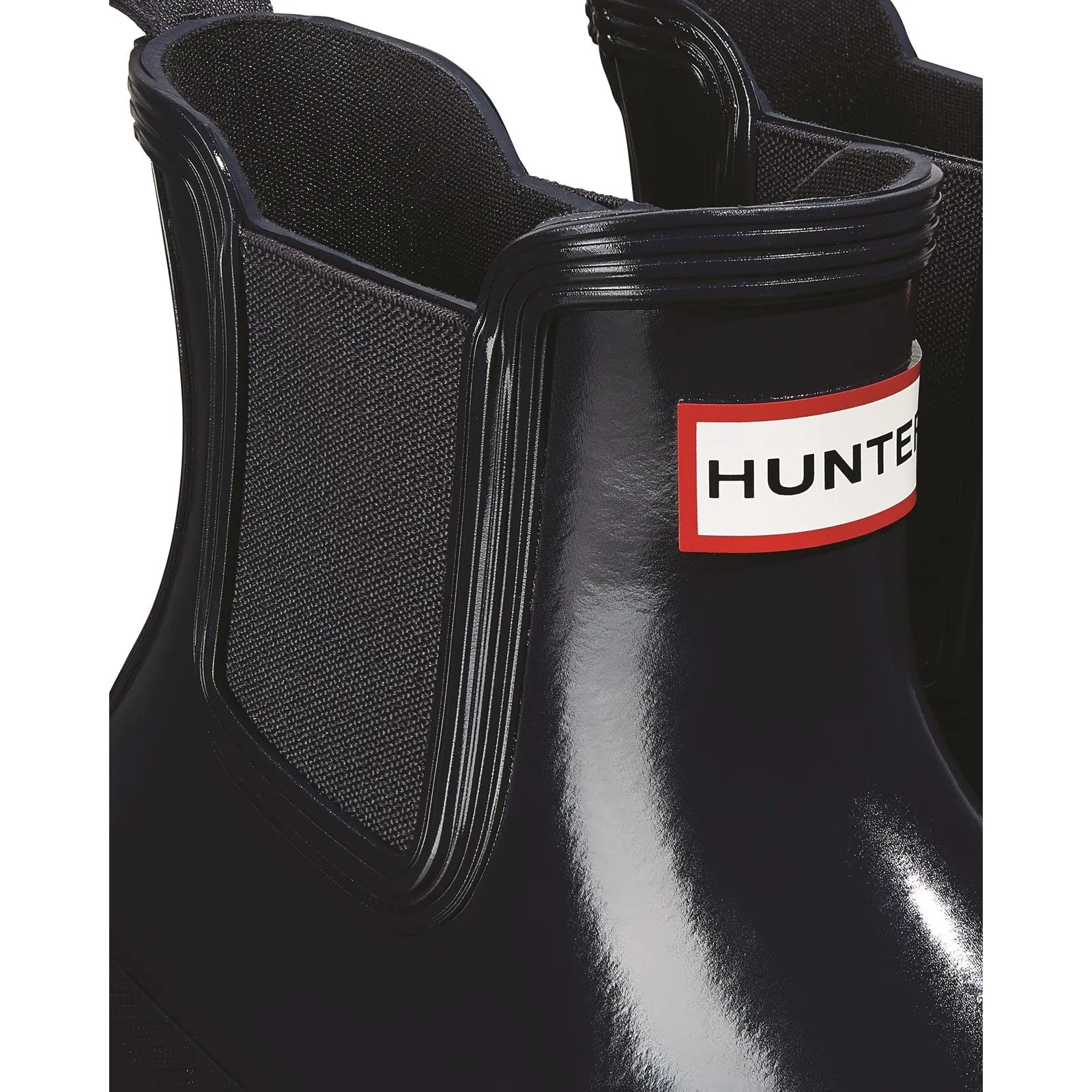 Weather Guard Hunter Womens Womens Original Chelsea Gloss Boot Navy