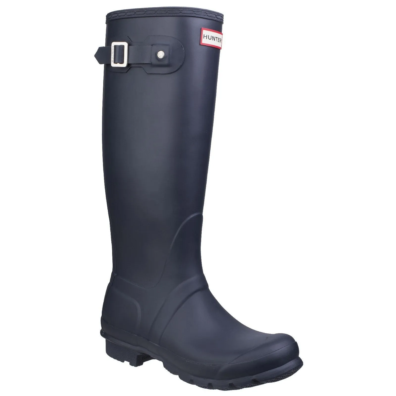 Hunter Womens Original Tall Wellington Boots Navy Footwear Style Fit
