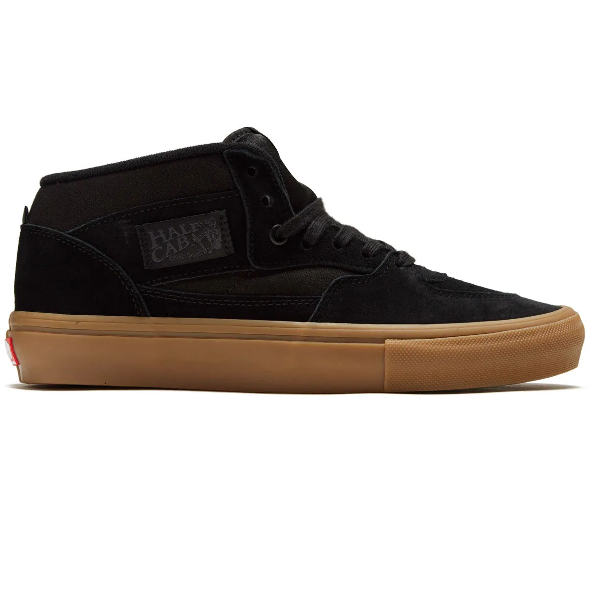 Shock Absorbing Sole Vans Skate Half Cab Shoes - Black/Gum