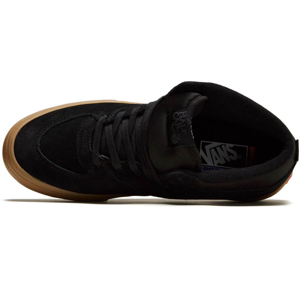 Vans Skate Half Cab Shoes - Black/Gum City Explorer Skateboarding Ride