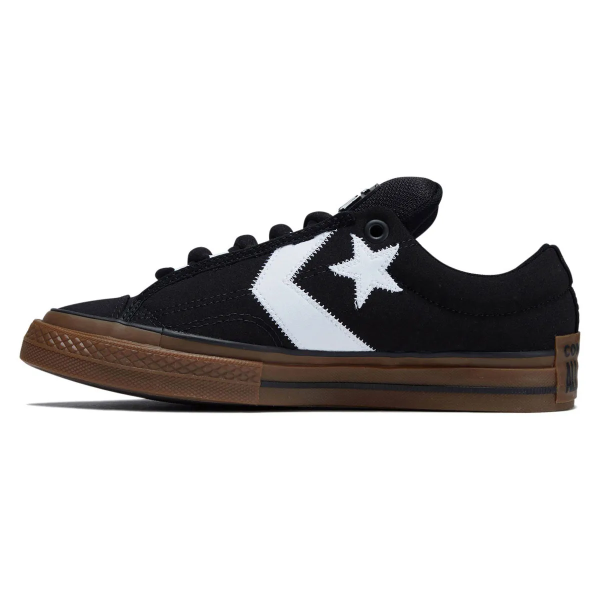 Converse Star Player 76 Puff Shoes - Black/White/Gum Comfort Cushioning