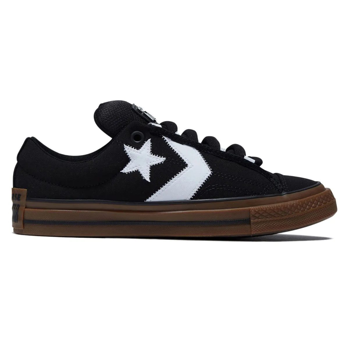 Sole Traction Weightless Wear Converse Star Player 76 Puff Shoes - Black/White/Gum