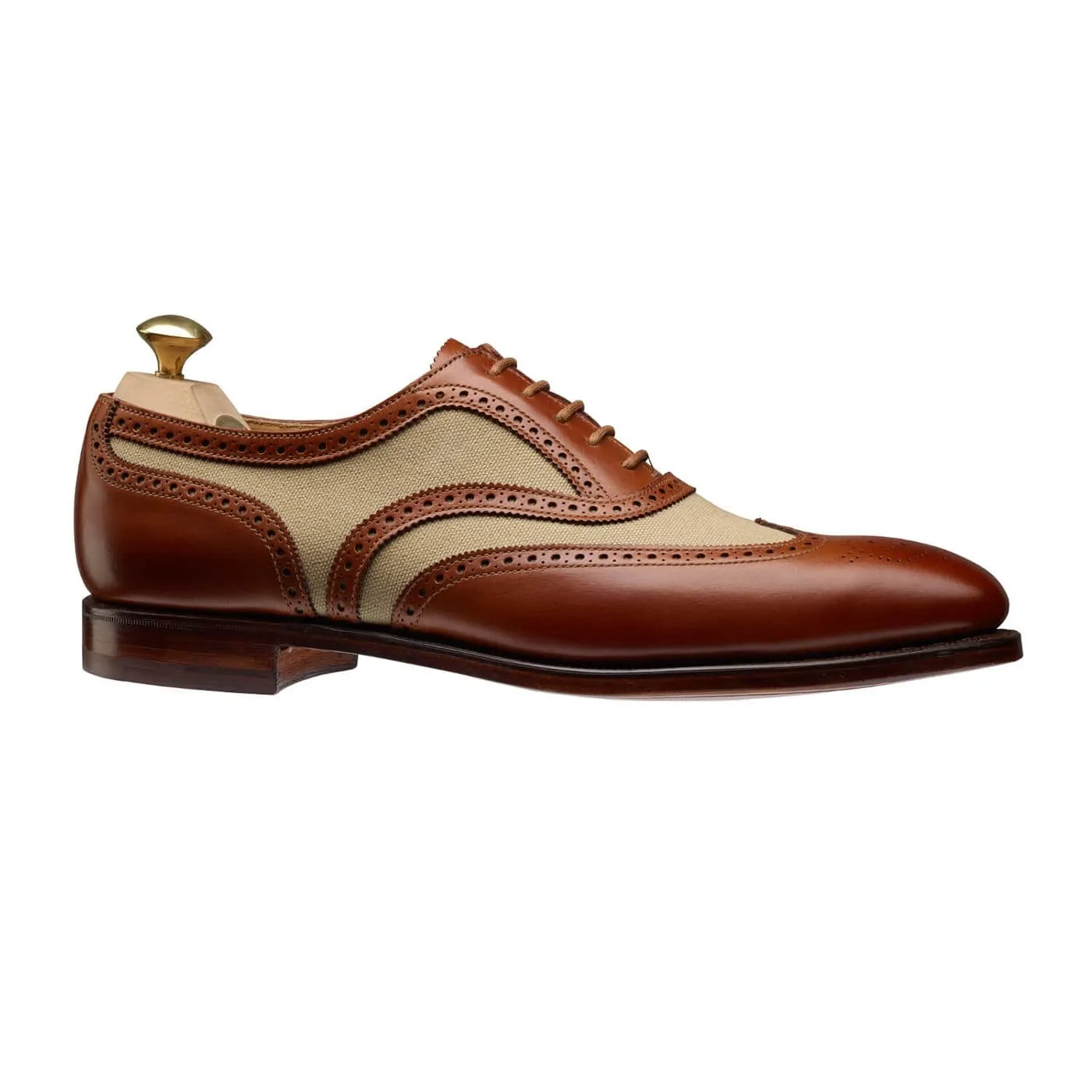 Gerrard 4 Mahogany Calf & Stone Canvas Day Walk High Comfort