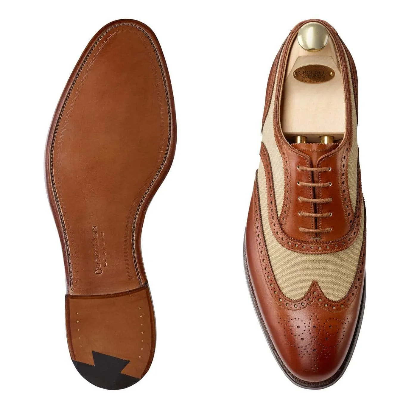 Breathable Material Easy Slip Gerrard 4 Mahogany Calf & Stone Canvas