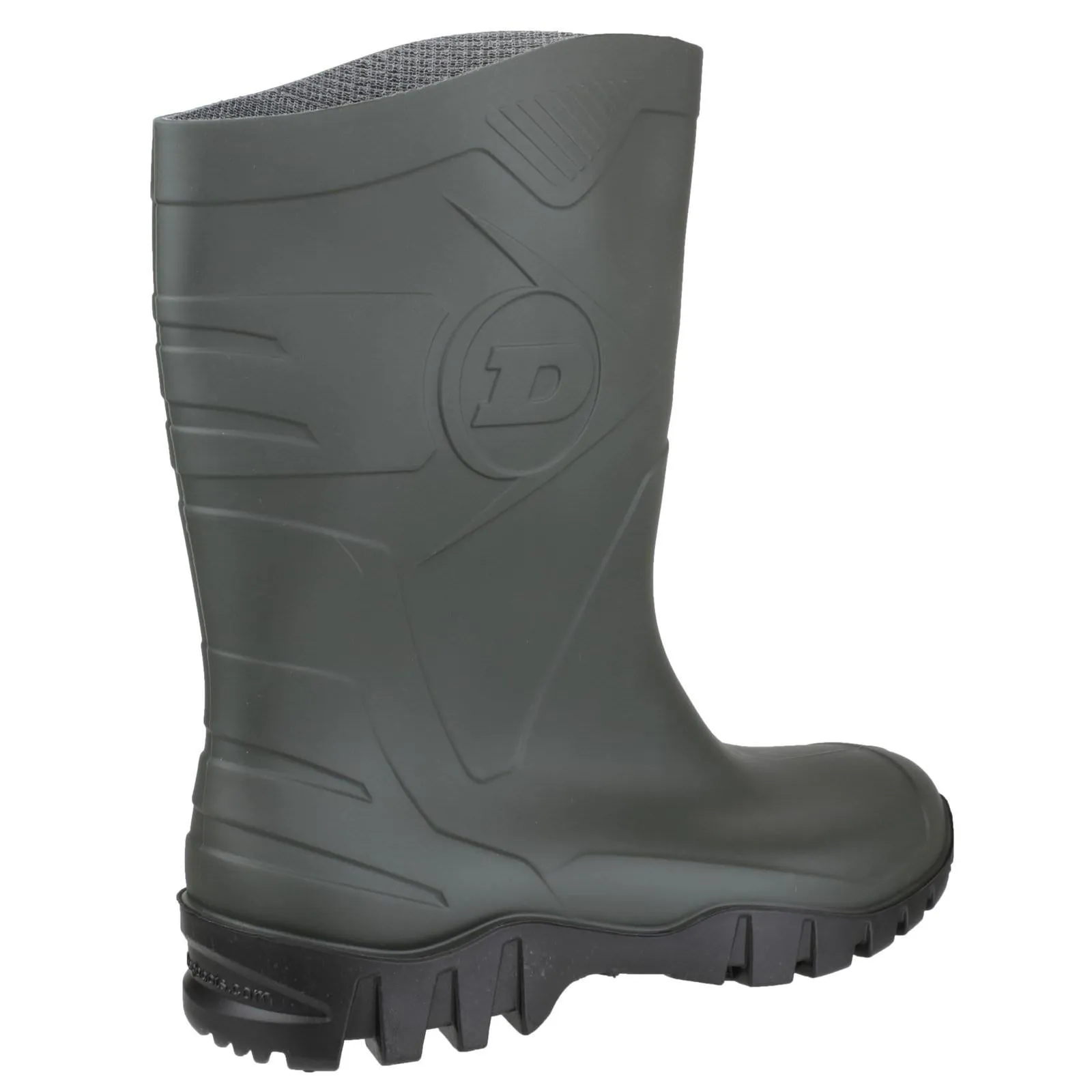 Comfort Shield Outdoor Fun Boots Dunlop Mens Dee Calf Length Wellington Dark Green
