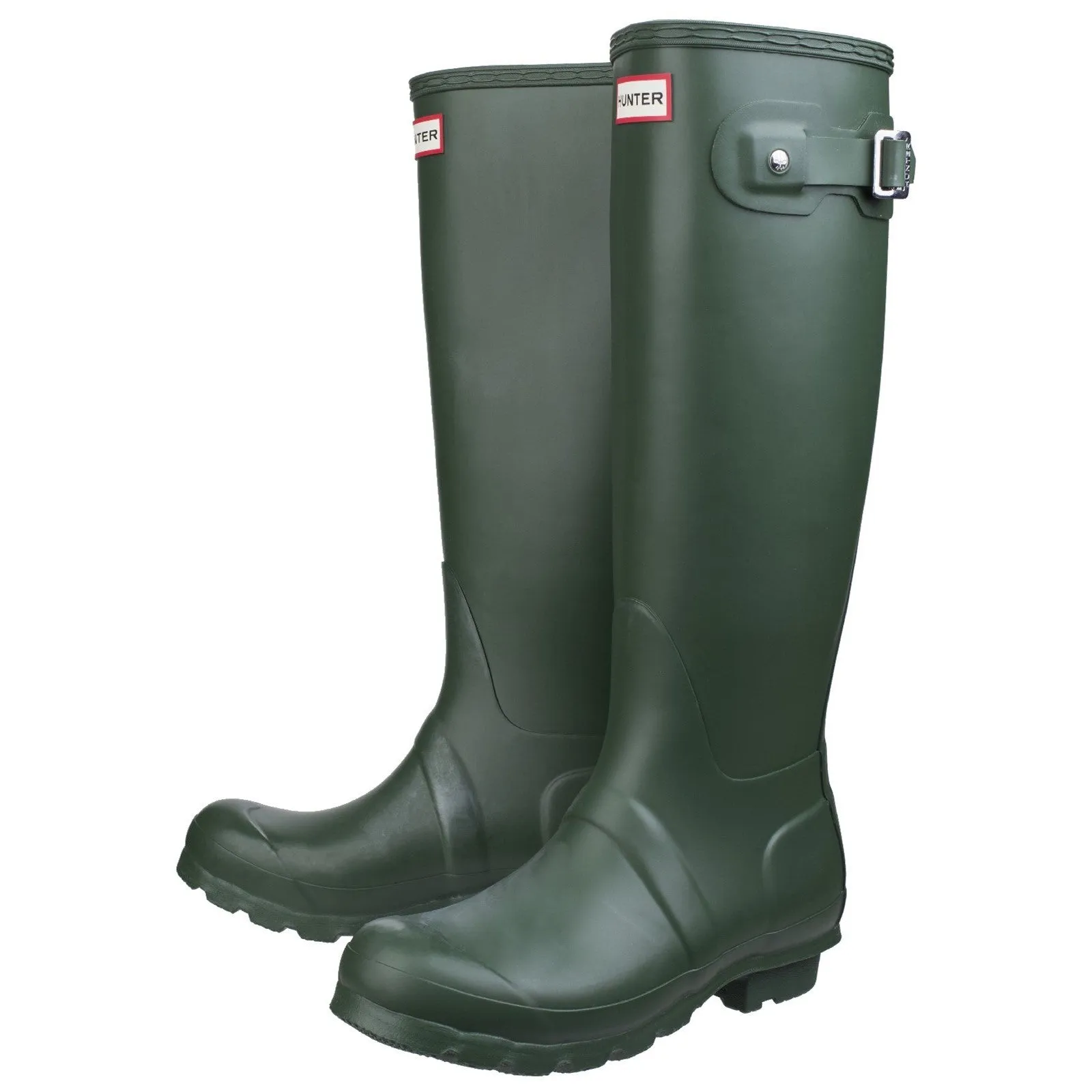 Easy Comfort Boots Storm Comfort Hunter Womens Original Tall Wellington Boots Hunter Green