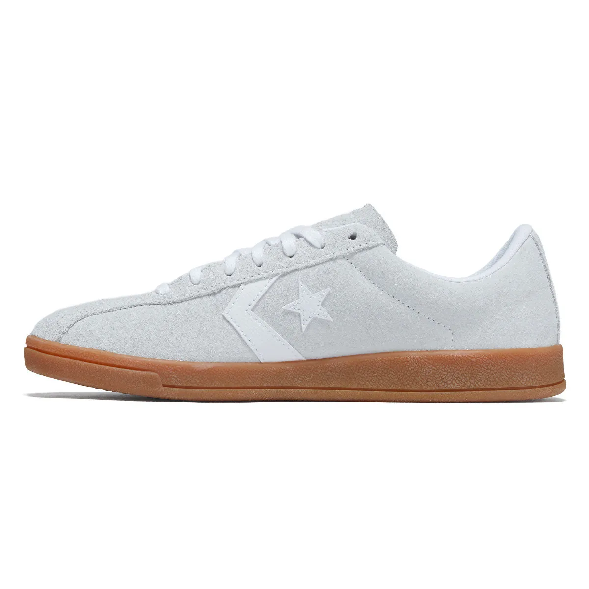 Converse All Star Classic Trainer Suede Ox Shoes - Moonbathe/White/Gum Free Movement Kickflip Ready