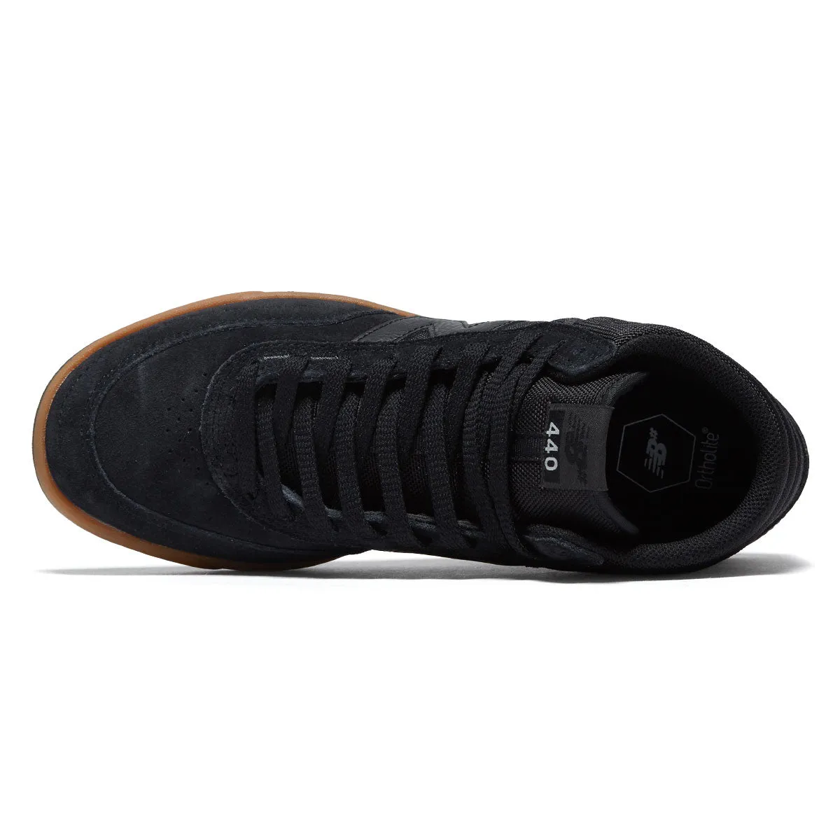 New Balance 440 High V2 Shoes - Black/Gum Speed Performance