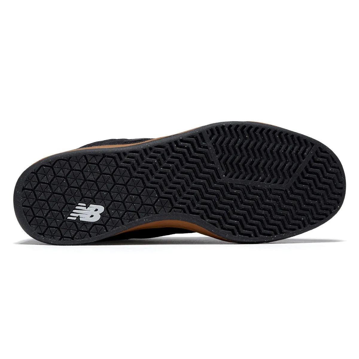 New Balance 440 High V2 Shoes - Black/Gum Rapid Step Molded Insole