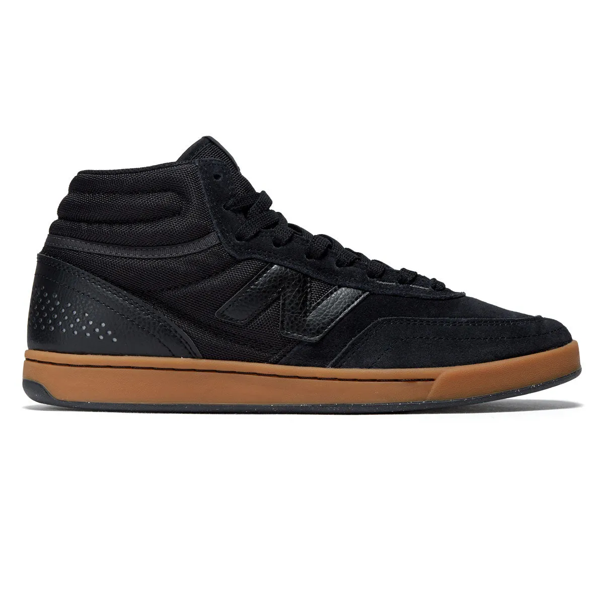Flexible Straps Grip Guard New Balance 440 High V2 Shoes - Black/Gum