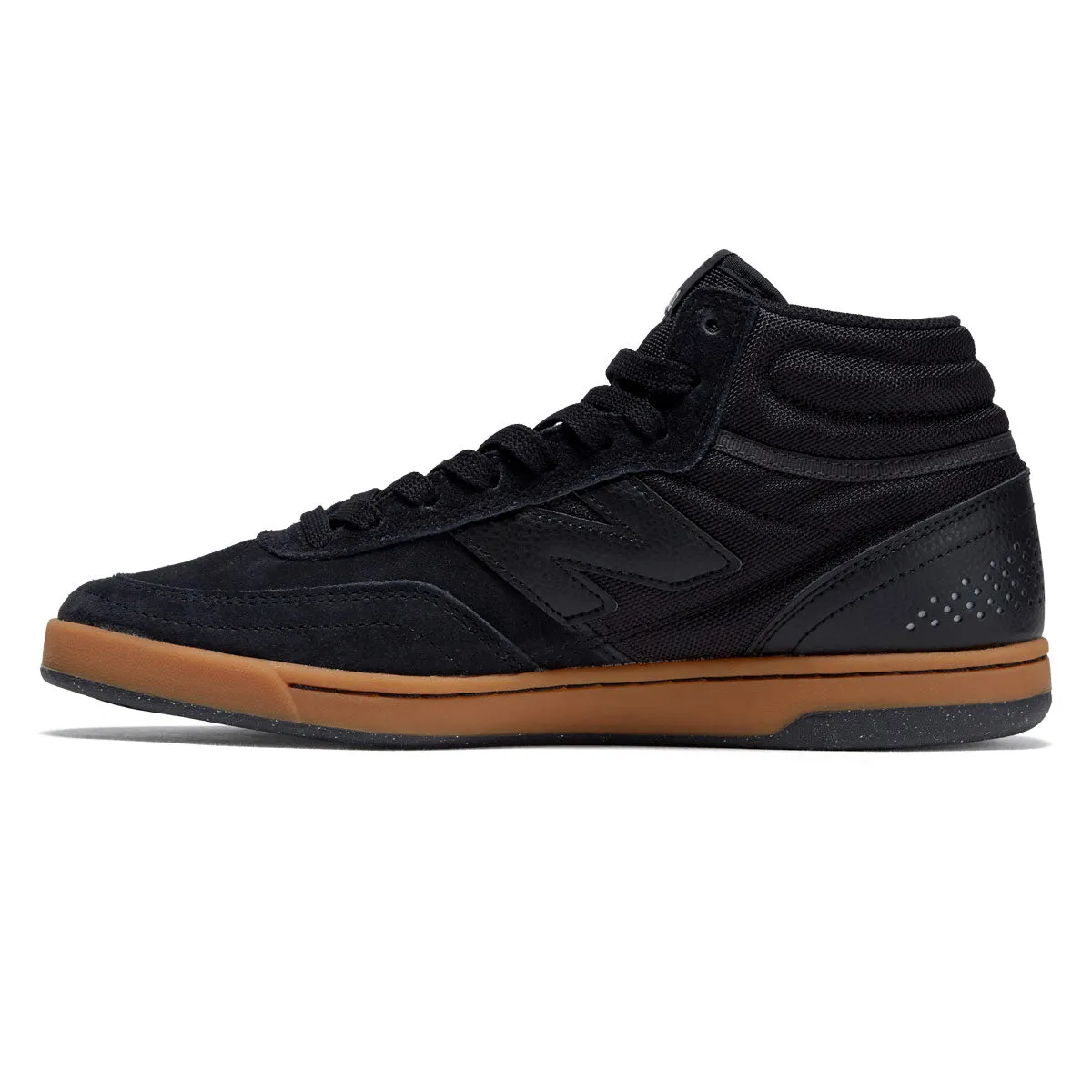 Traction pattern Flexible Midsole New Balance 440 High V2 Shoes - Black/Gum