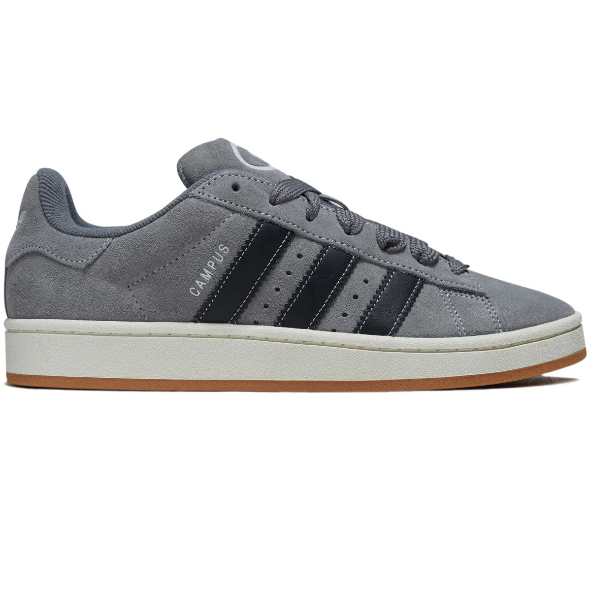 Lace Up Compact Build Adidas Campus 00s Shoes - Grey Heather/Carbon/Off White