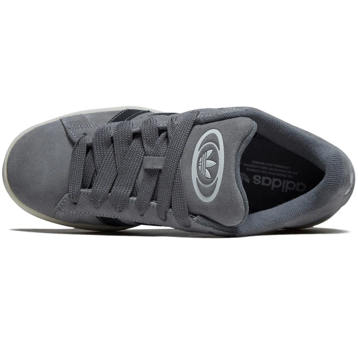 Adidas Campus 00s Shoes - Grey Heather/Carbon/Off White Anti Slip Outsole