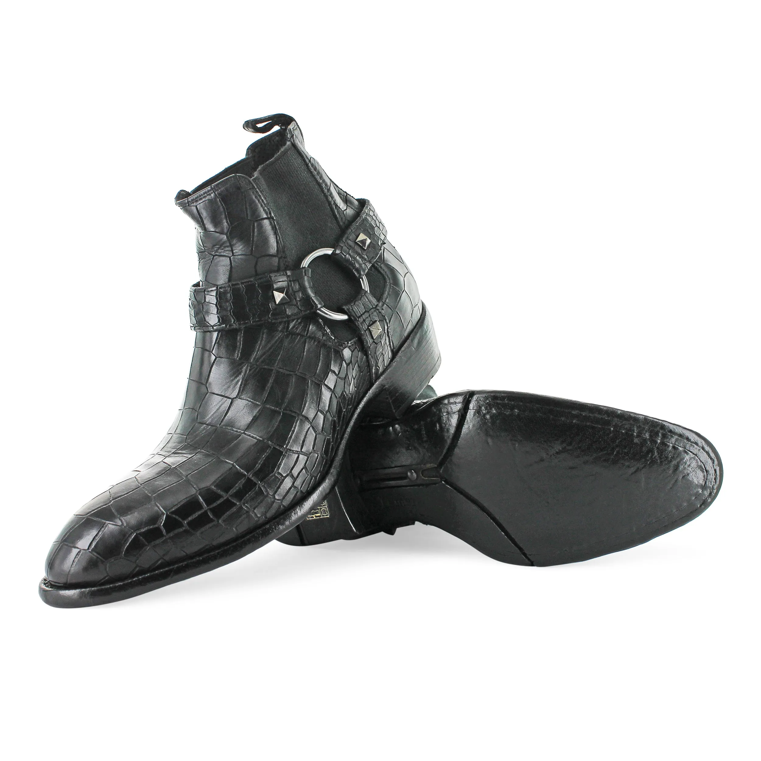 Everyday Boot Look Street Market DE02A - Cocco Nero Harness
