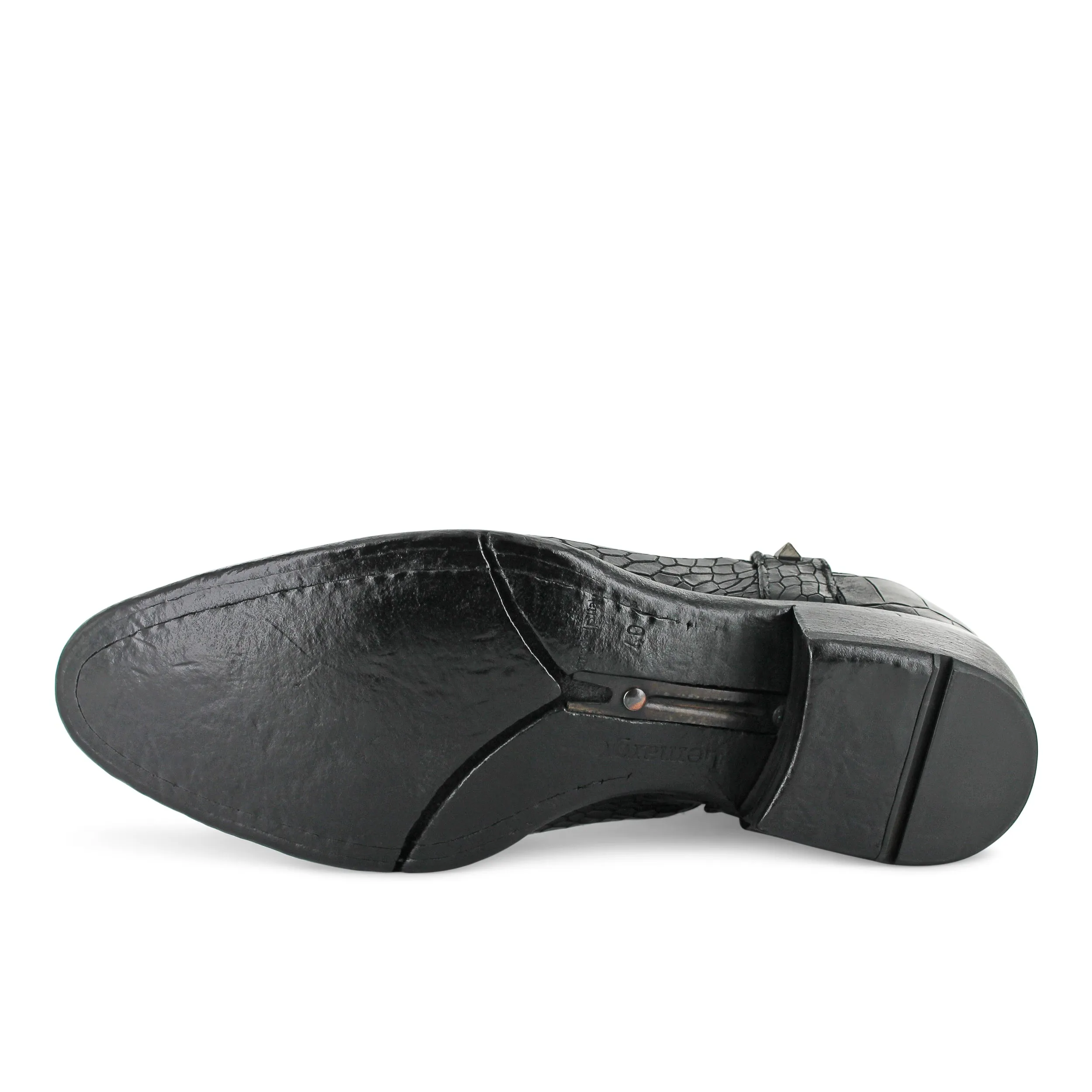 Weekend Boots Minimal Hardware DE02A - Cocco Nero Harness