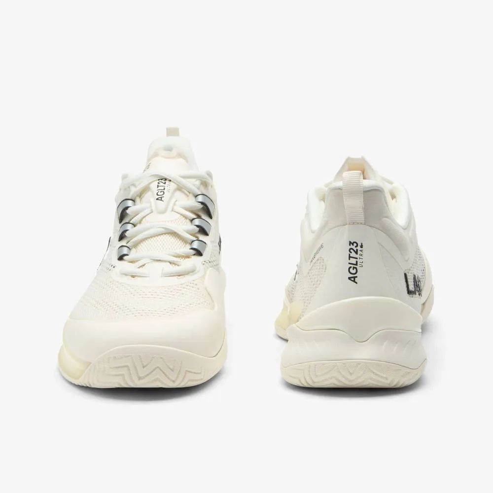 Cool Mesh Lacoste AG-LT23 Ultra SMA Men's Tennis Shoe (Off White)