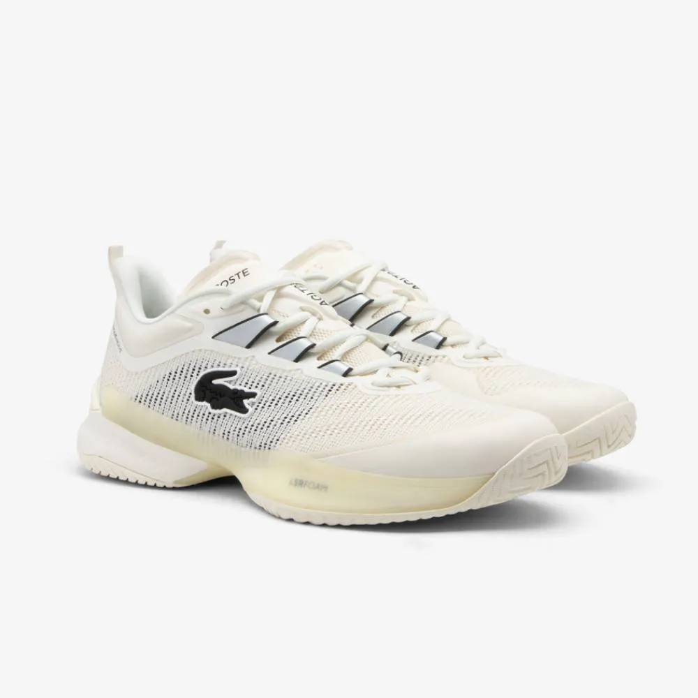 Lacoste AG-LT23 Ultra SMA Men's Tennis Shoe (Off White) Dynamic Sole Daily Wear