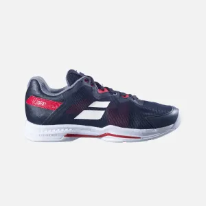 Support frame Babolat SFX3 All Court Men's Tennis Shoes -Black/Poppy Red