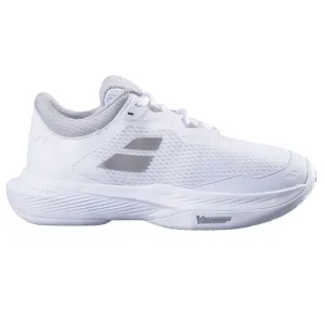 Game Edge Babolat SFX 4 All Court Women Tennis Shoes White Silver
